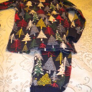 Hanna Andersson 2 piece tree pj's